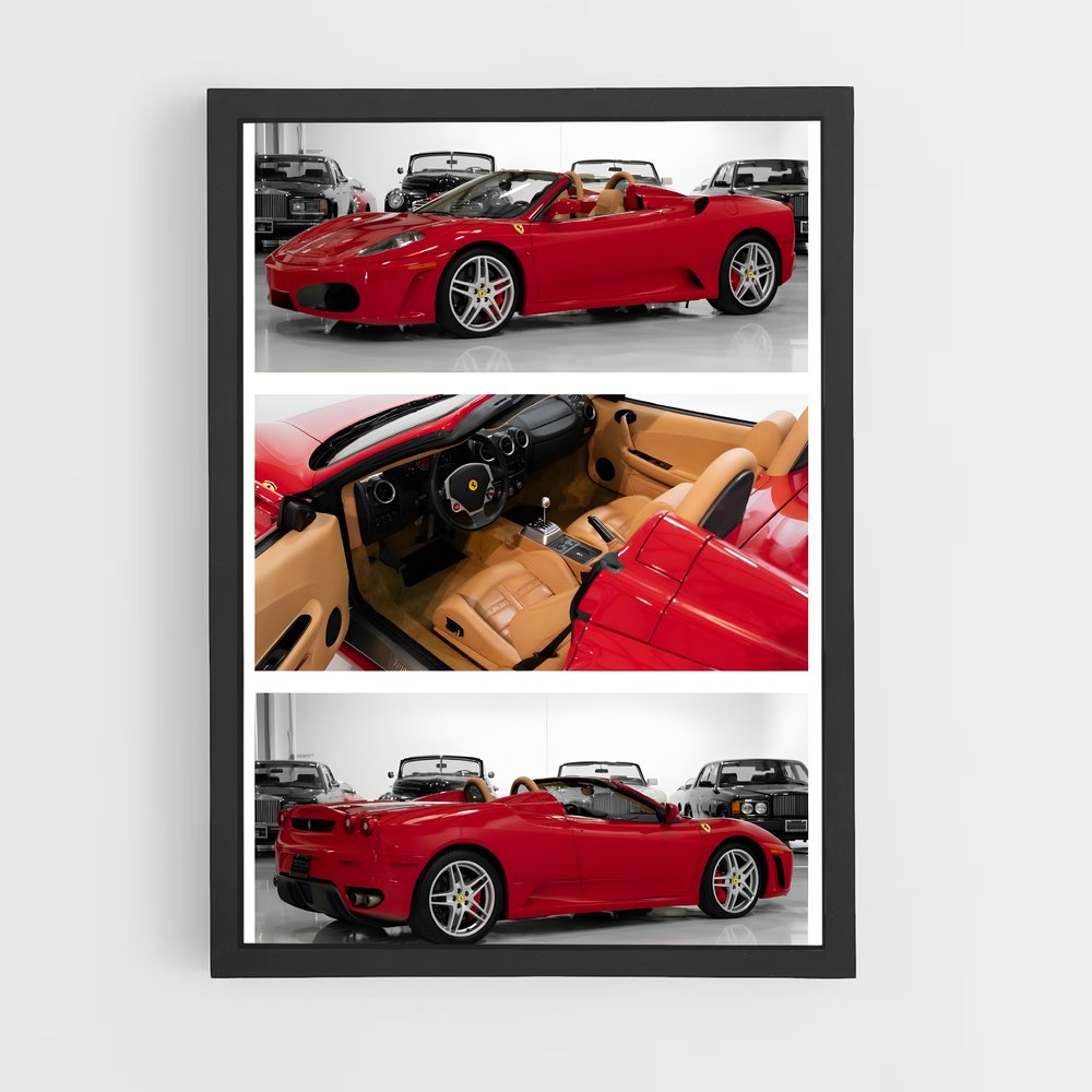 Poster Ferrari F430 Spider (vue 2)